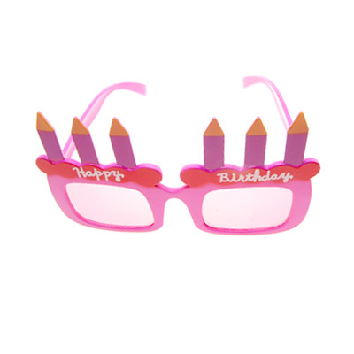 생일 촛불안경 -핑크