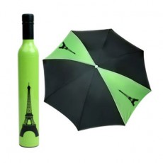 에펠탑 와인병 우산 - Green