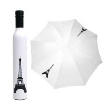 에펠탑 와인병 우산 - White