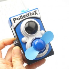 카메라 휴대용 선풍기 - 블루