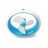 Shoeshoe oval Mini Fan - 블루
