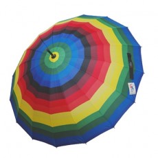 무지개빛 장우산 - 원형