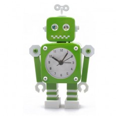 양철 로봇 알람시계 - 그린로봇