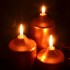 리모컨으로 컬러선택 가능한 촛불 조명 3pcs